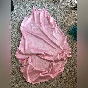 Natori Classics Pink Satin Nightgown
